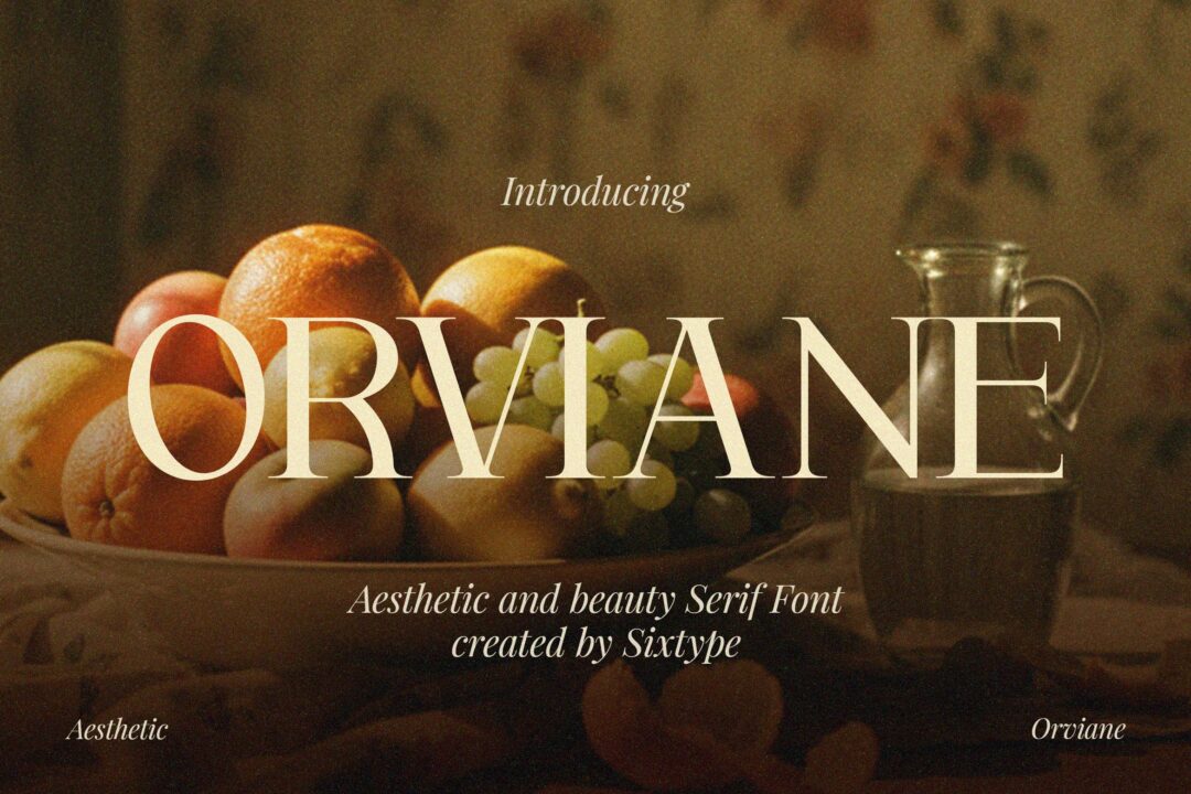 aesthetic beauty serif font