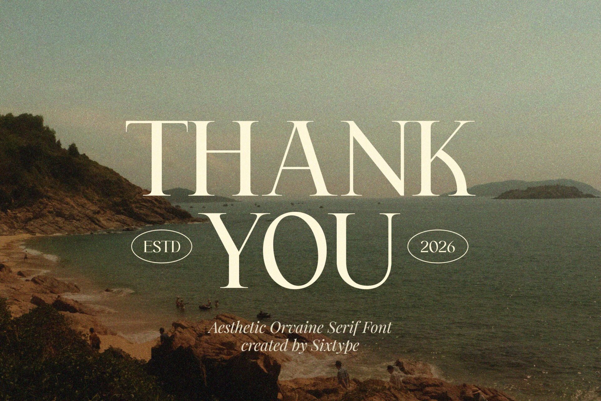 aesthetic beauty serif font