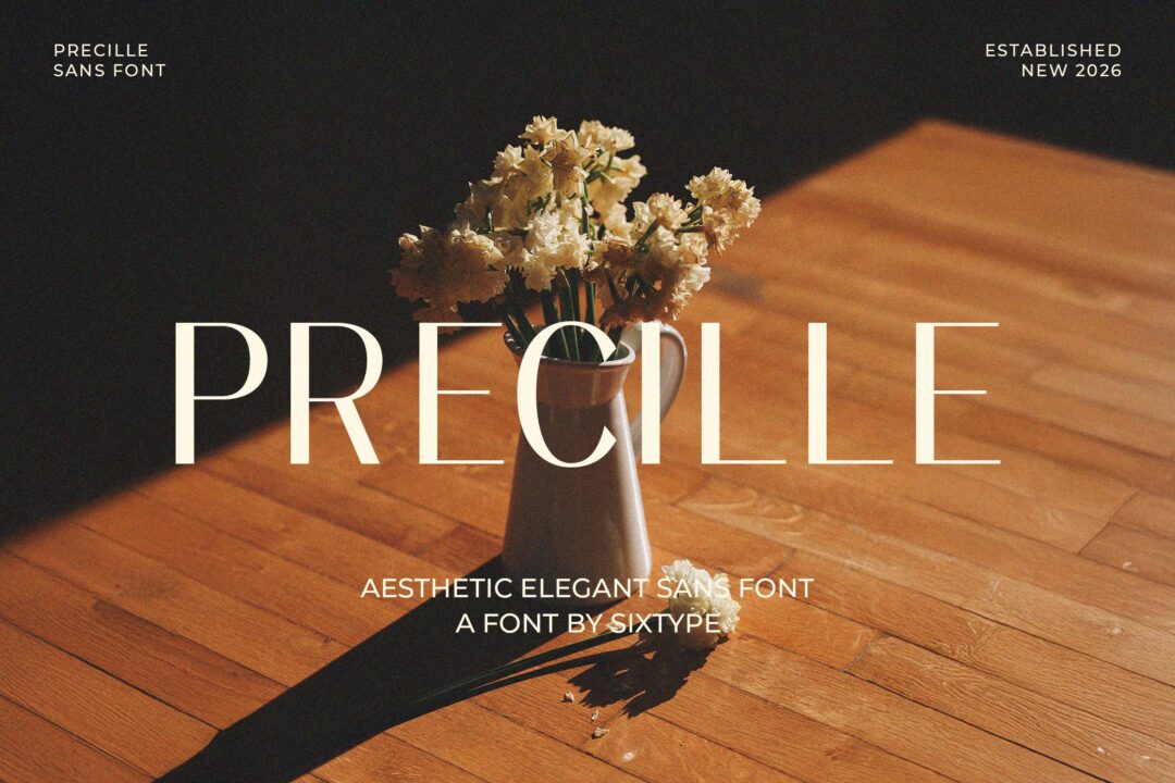aesthetic elegant sans font