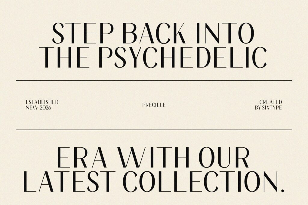 aesthetic elegant sans font