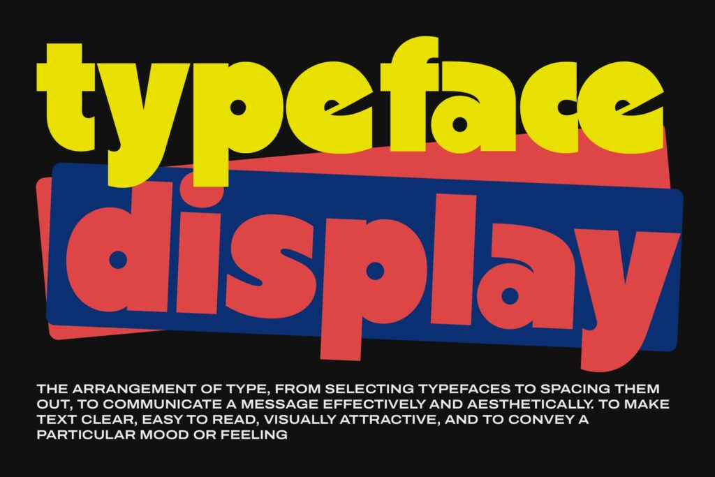 bold display font