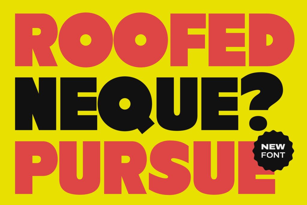 bold display font