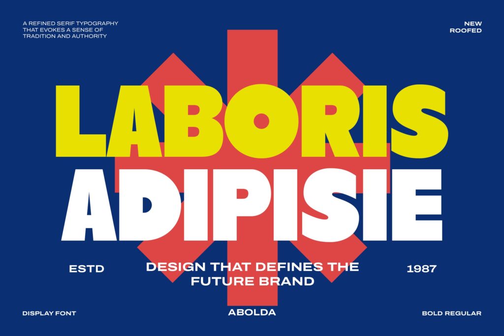 bold display font