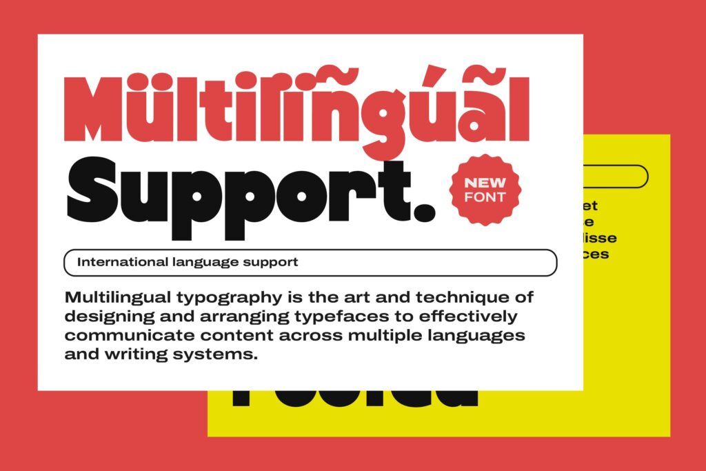 bold display font