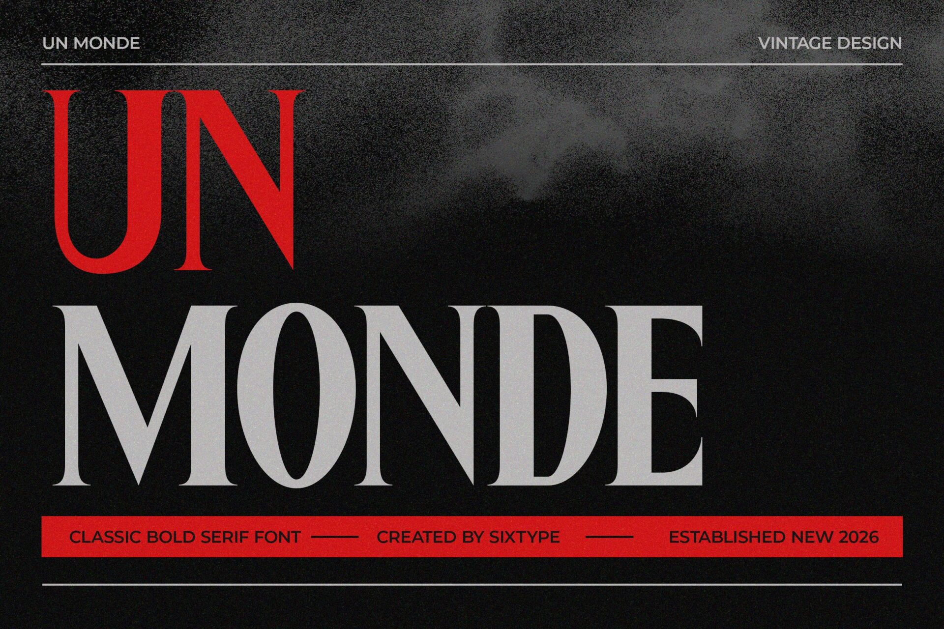 classic bold serif font