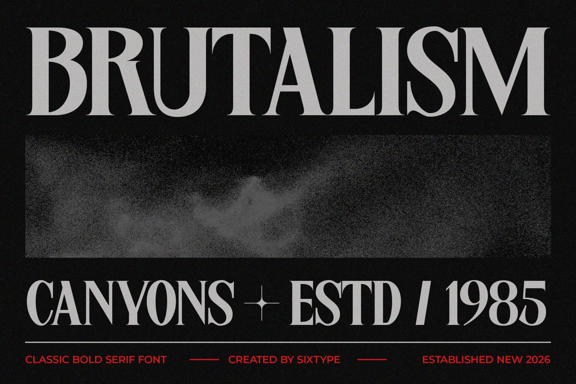 classic bold serif font