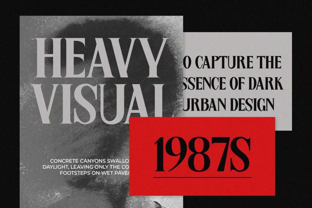 classic bold serif font