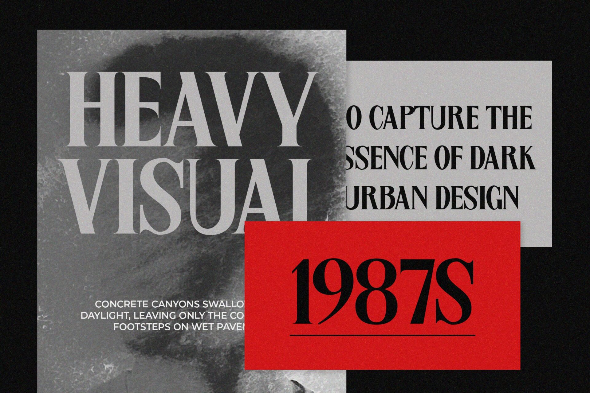 classic bold serif font