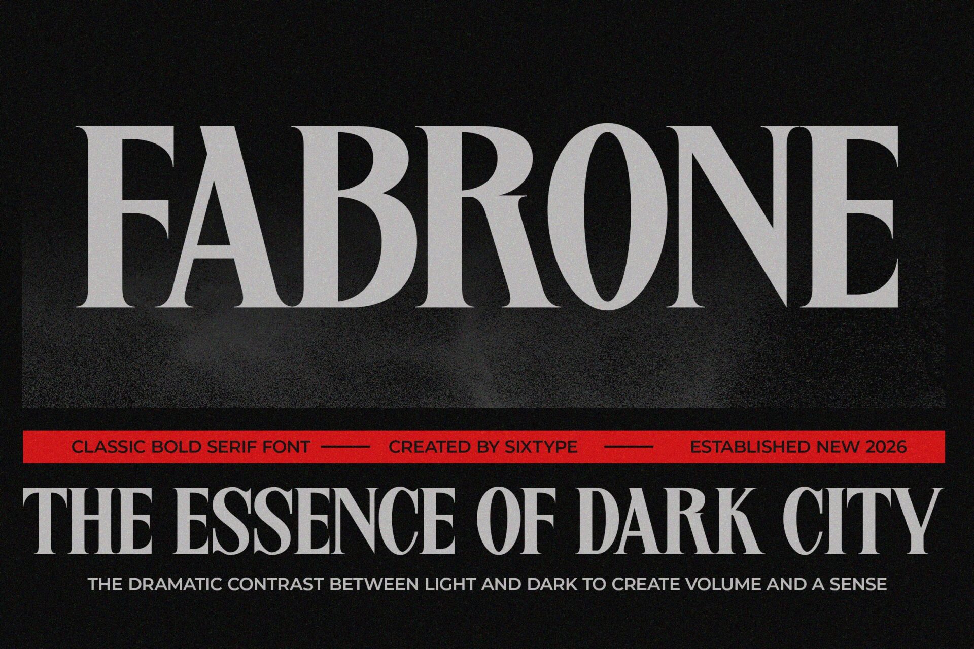 classic bold serif font