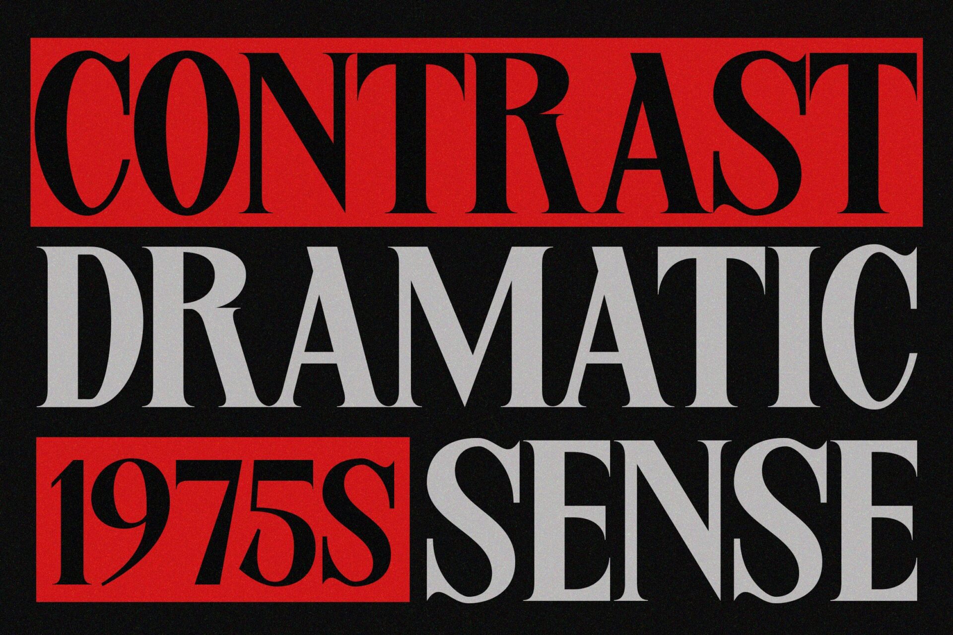 classic bold serif font