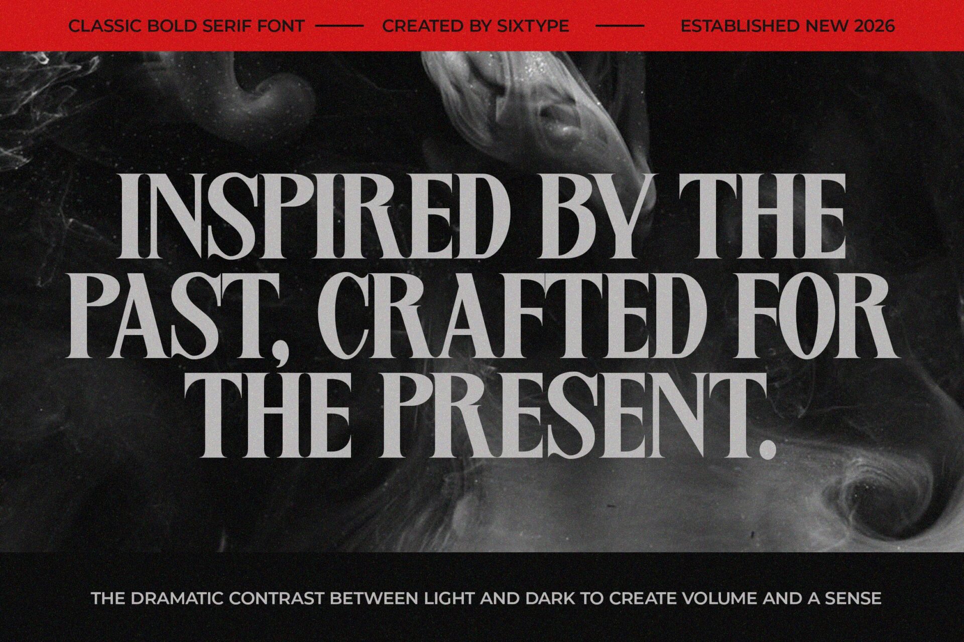 classic bold serif font