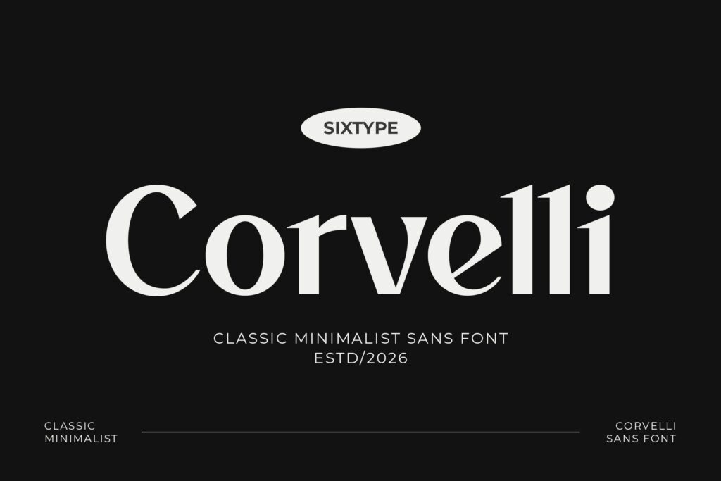 minimalist sans font