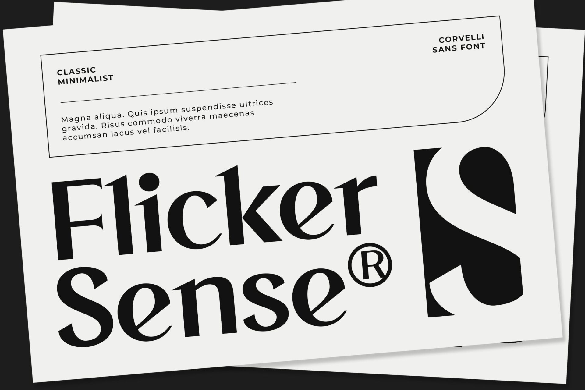 minimalist sans font