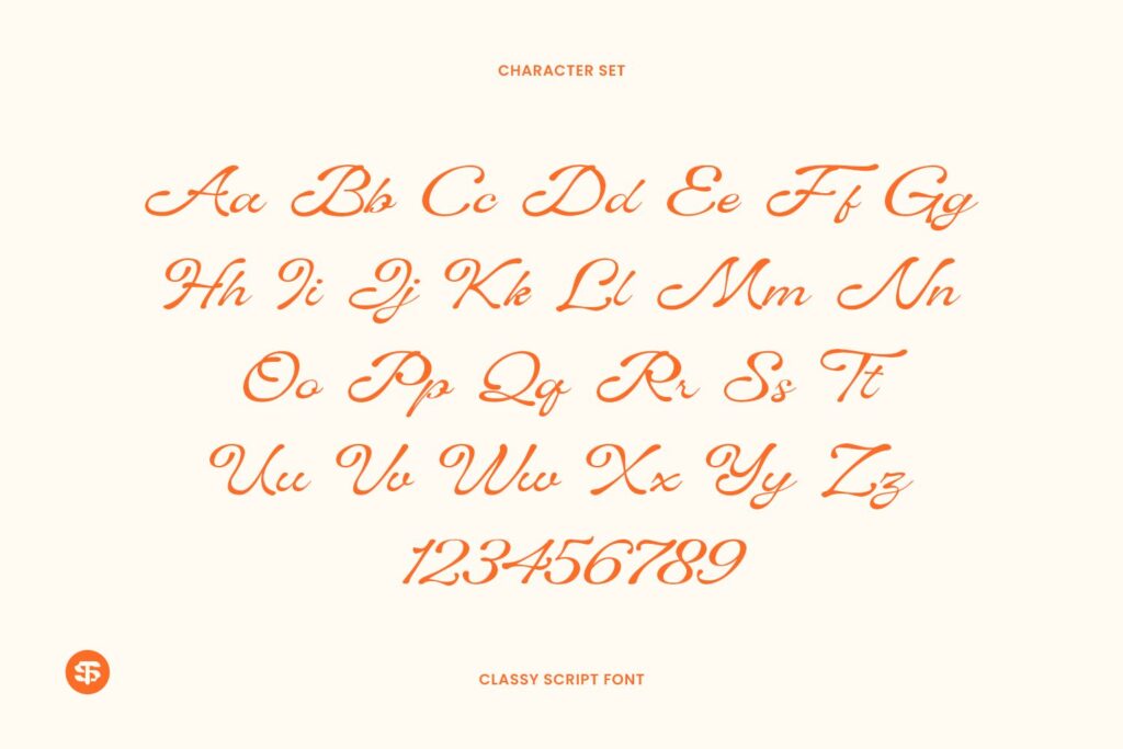 classic script font