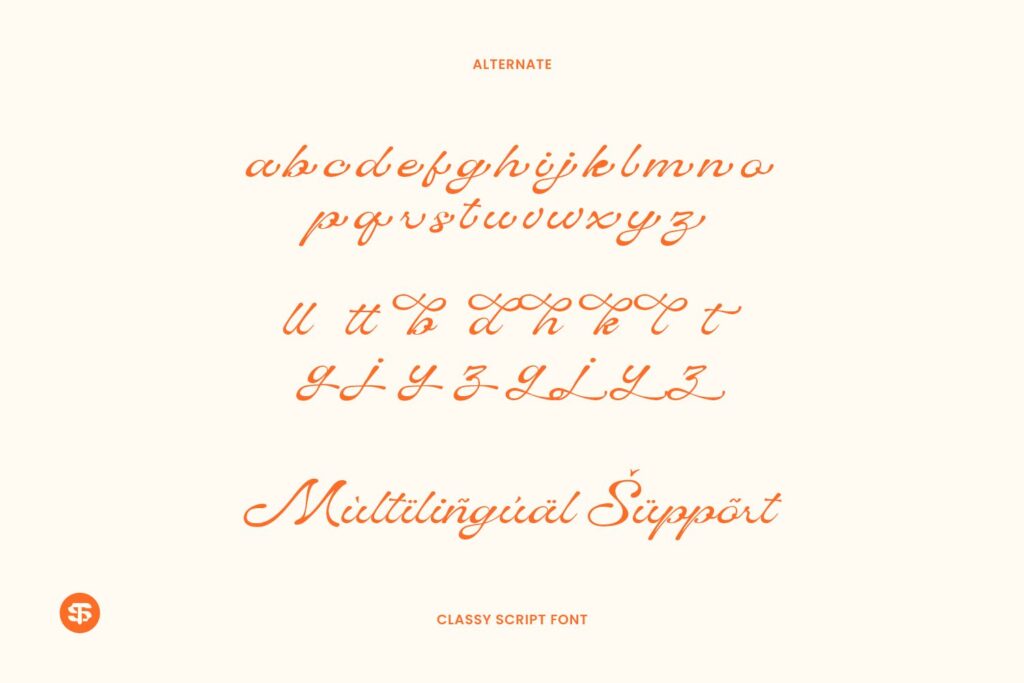 classic script font