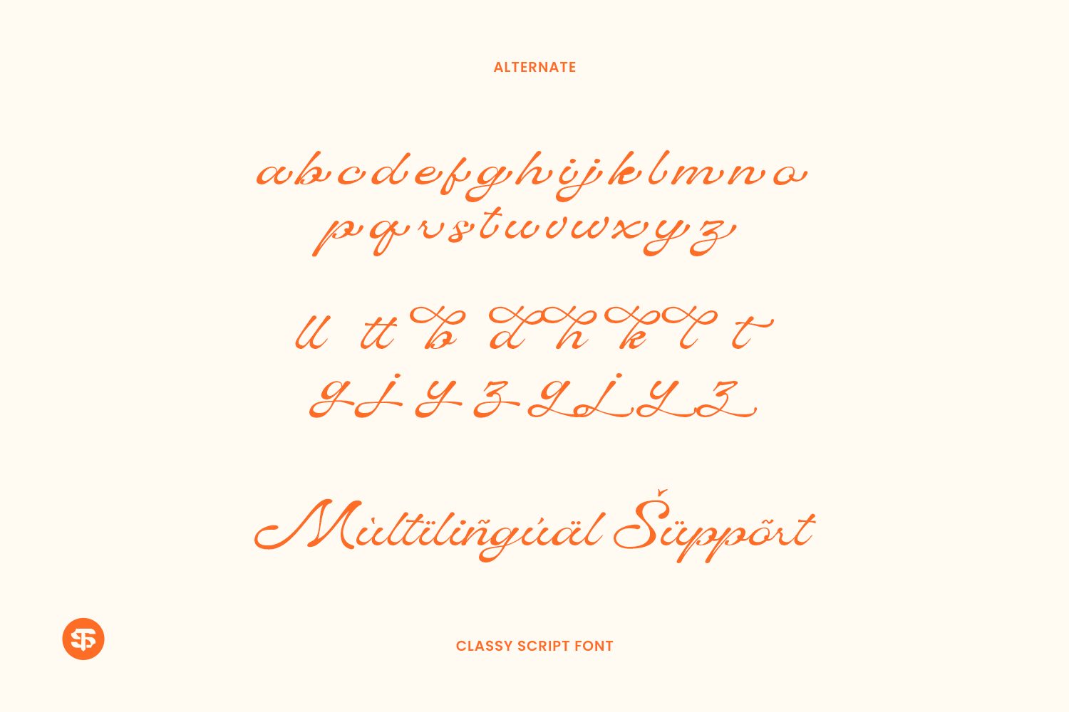 classic script font