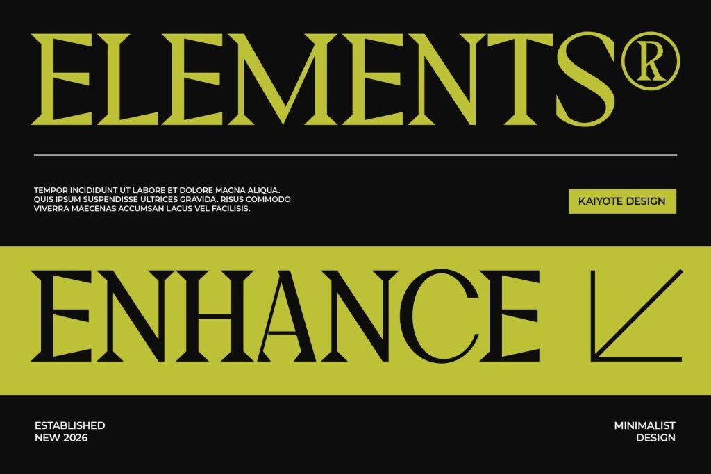 classic serif font