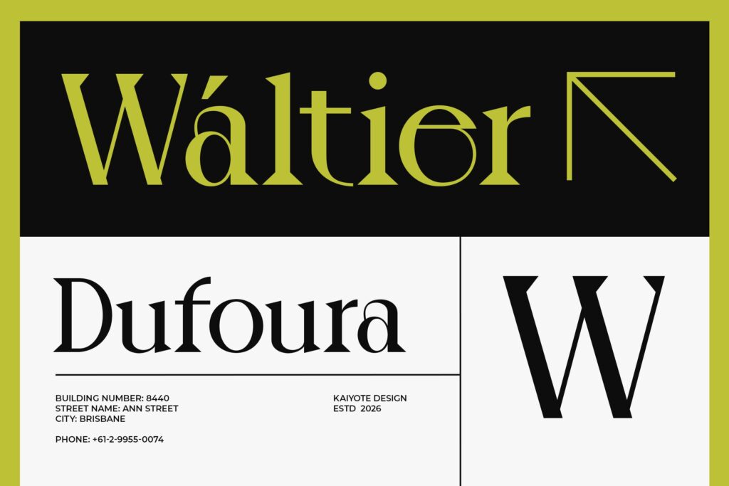 classic serif font