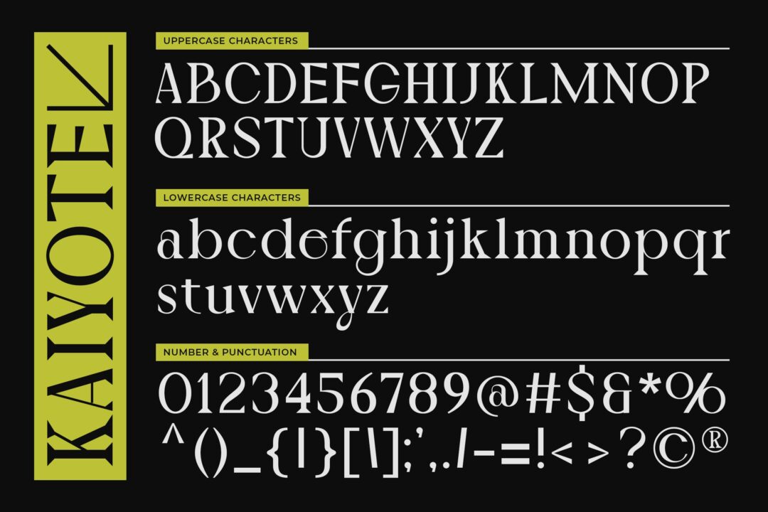 classic serif font