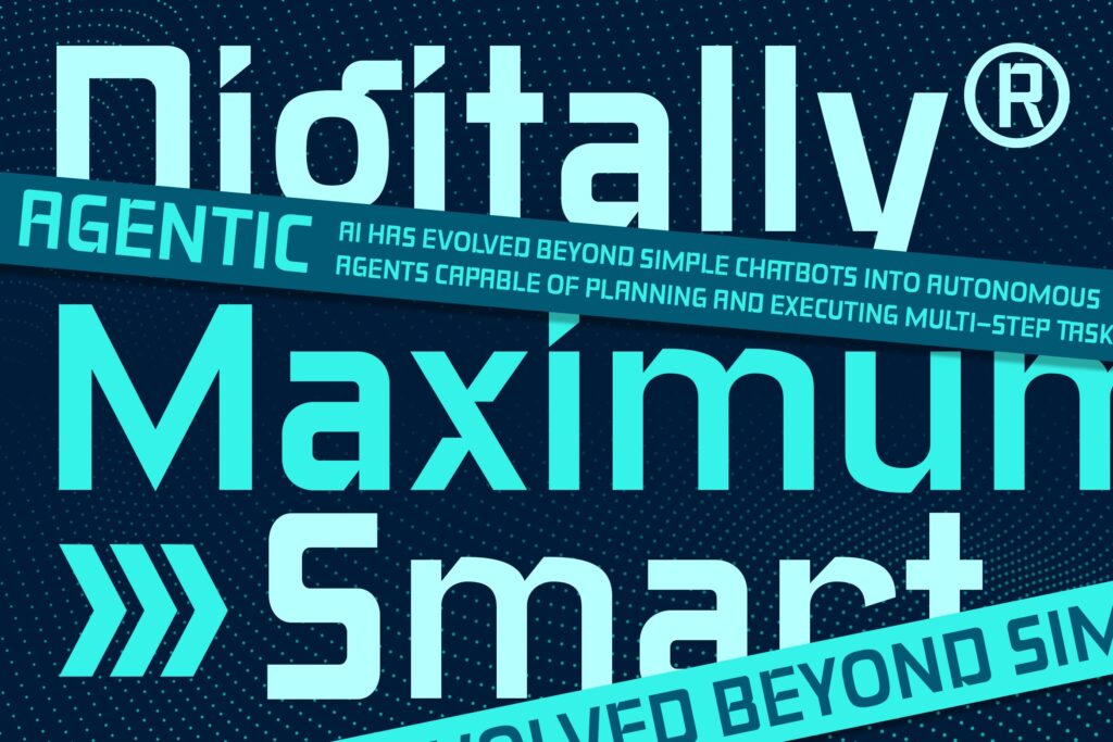 digital precision font