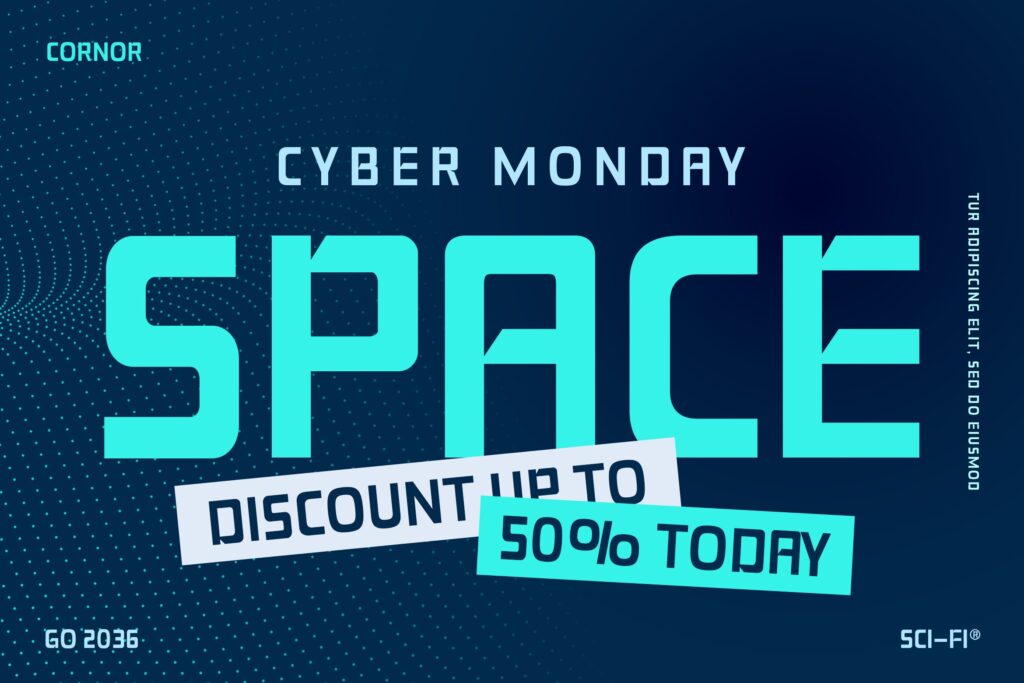 digital precision font