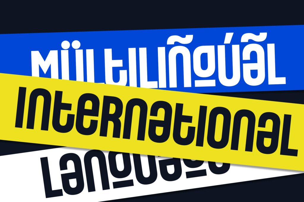 modern display font