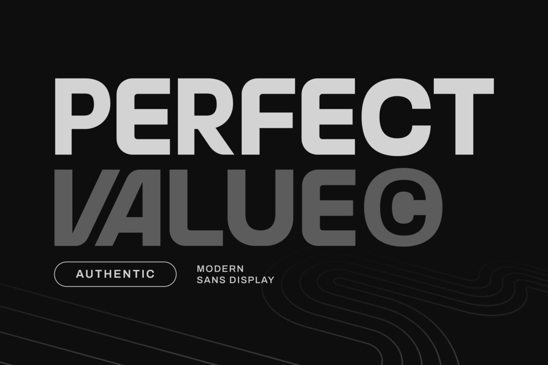 Modern Sans Display Font