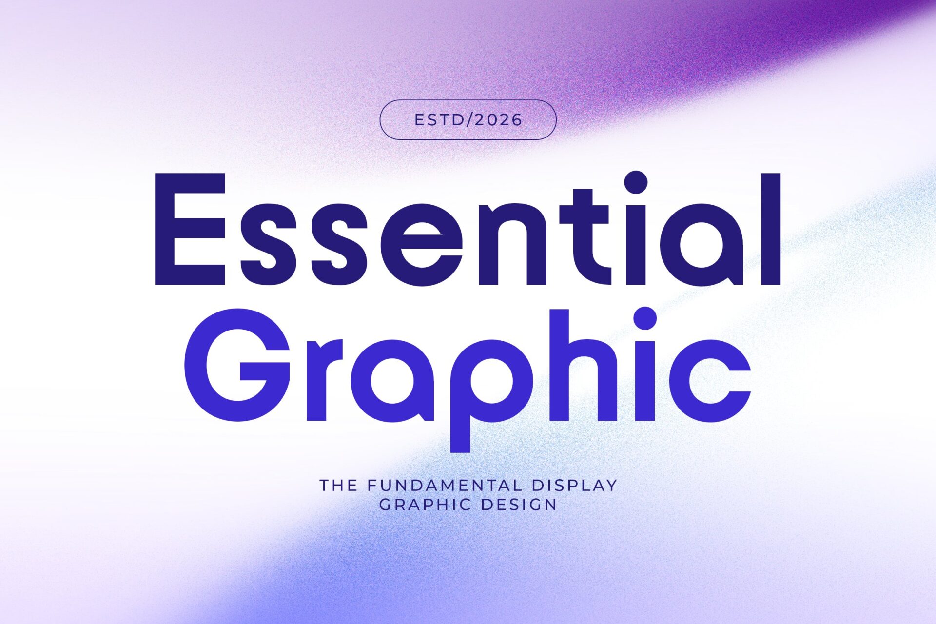 modern sans round display font