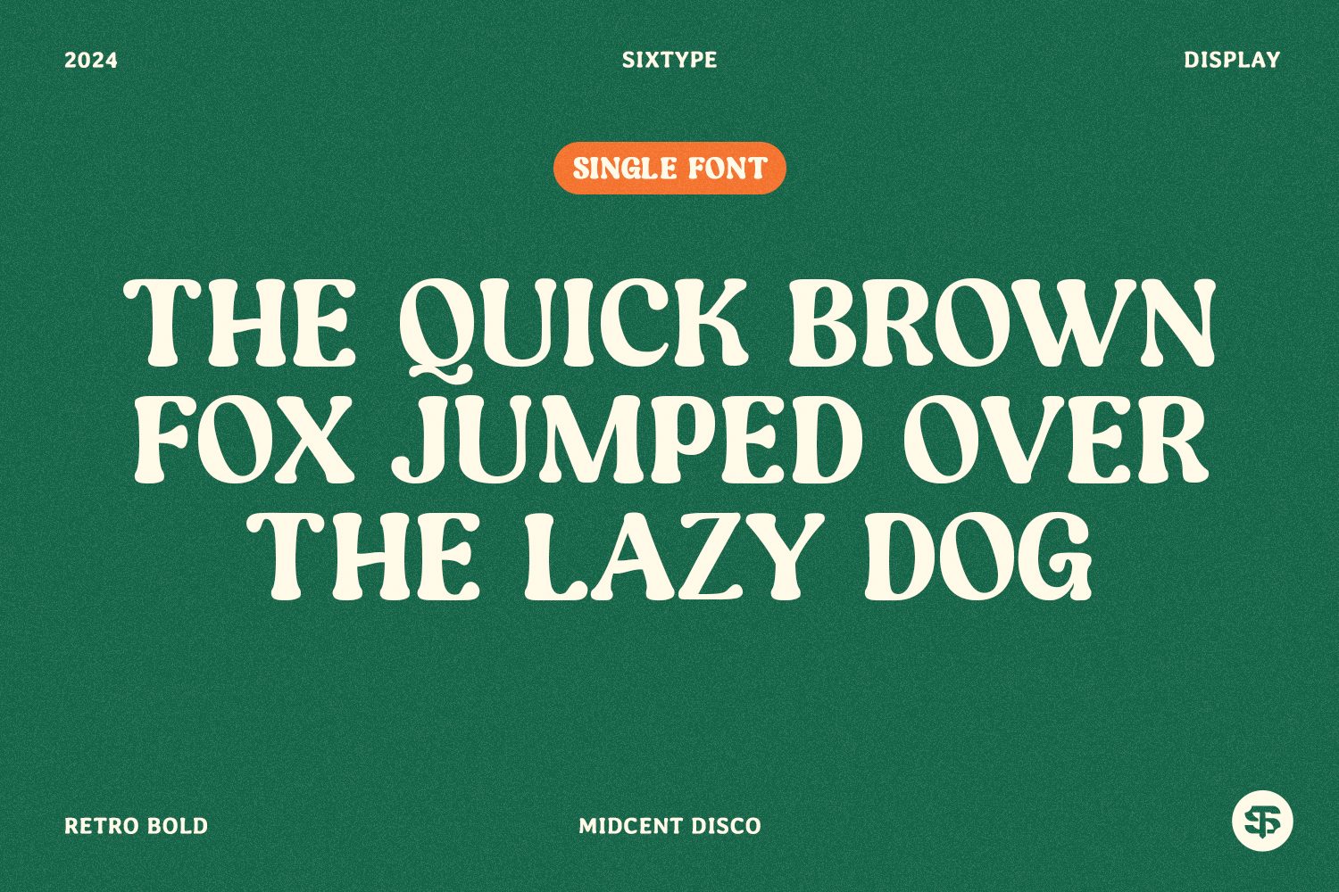 retro display font