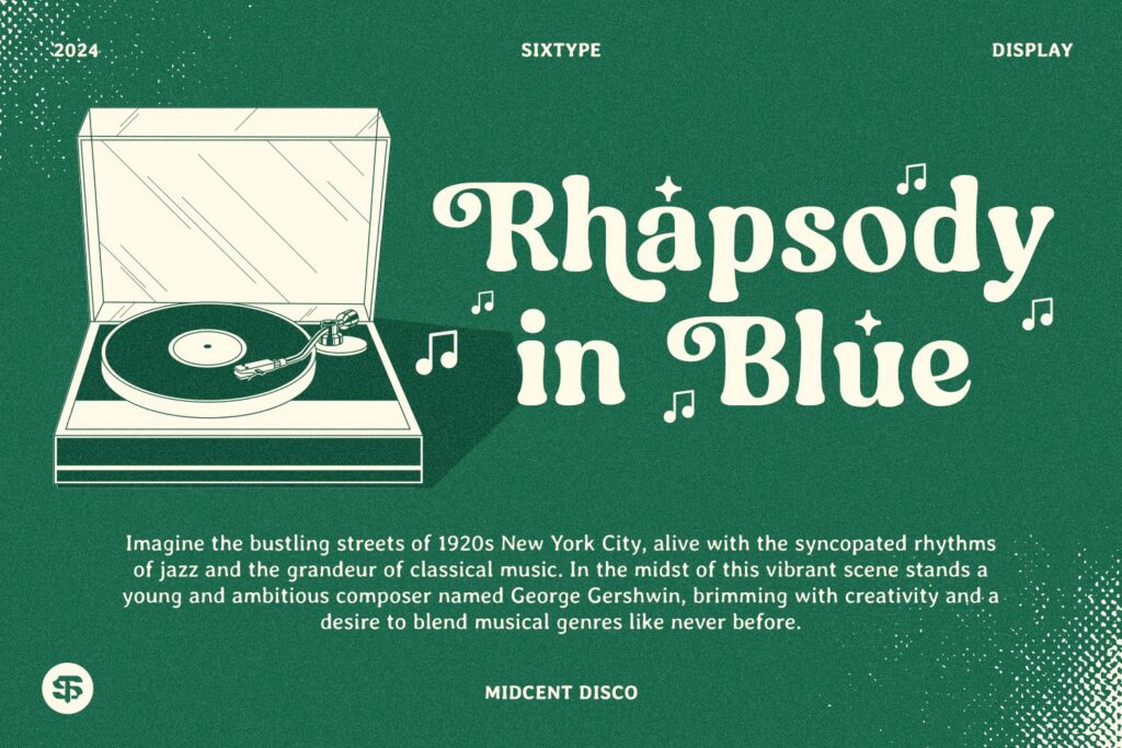 retro display font