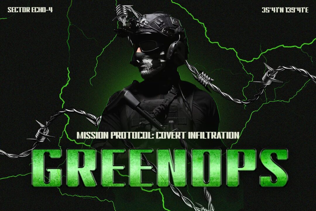 rounded military display font