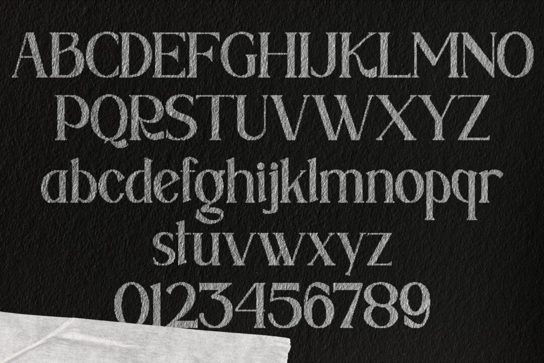 sans distressed family font