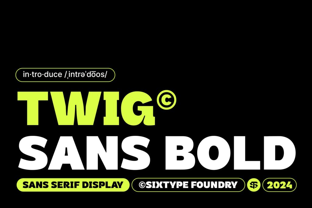 sans serif display font