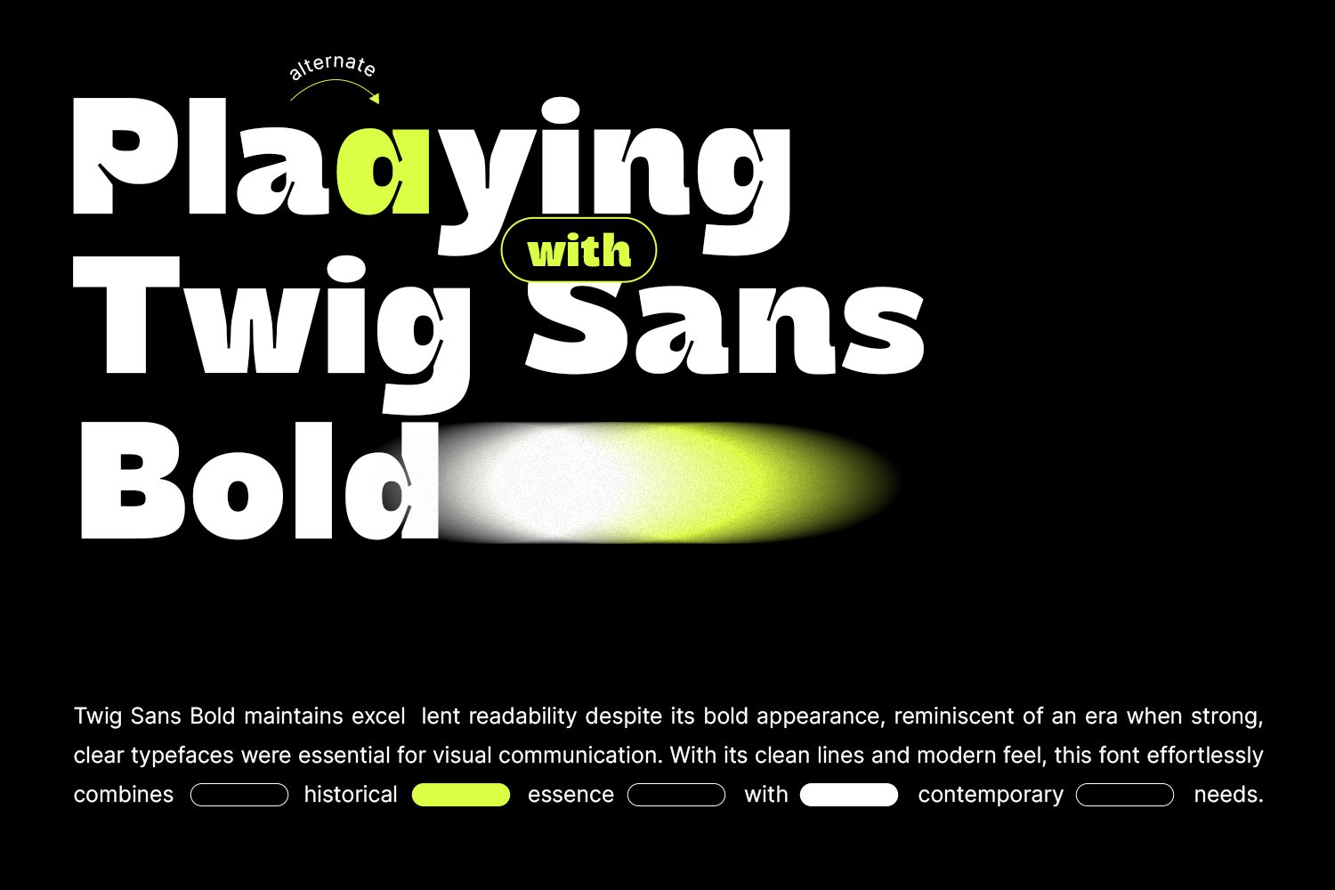 sans serif display font