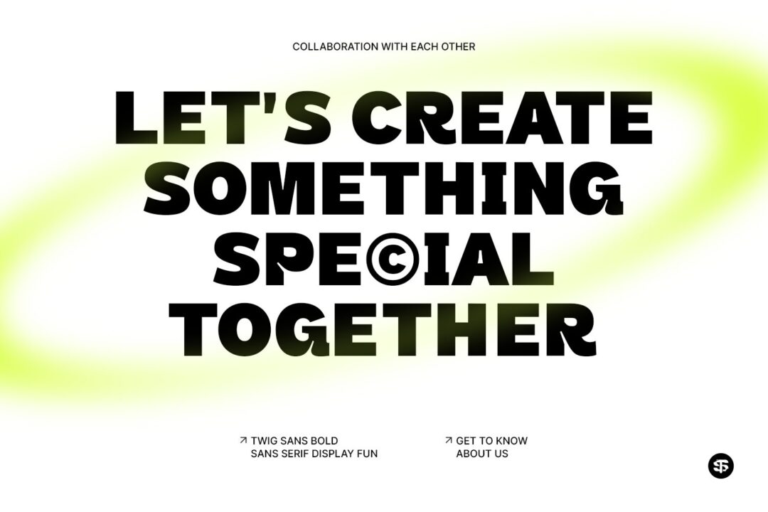 sans serif display font