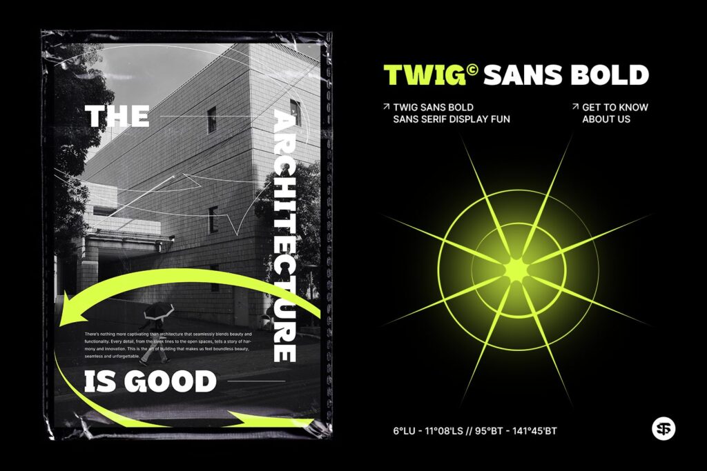 sans serif display font
