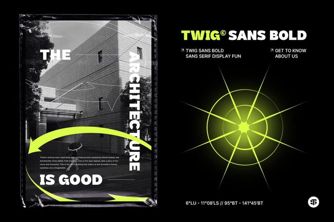 sans serif display font