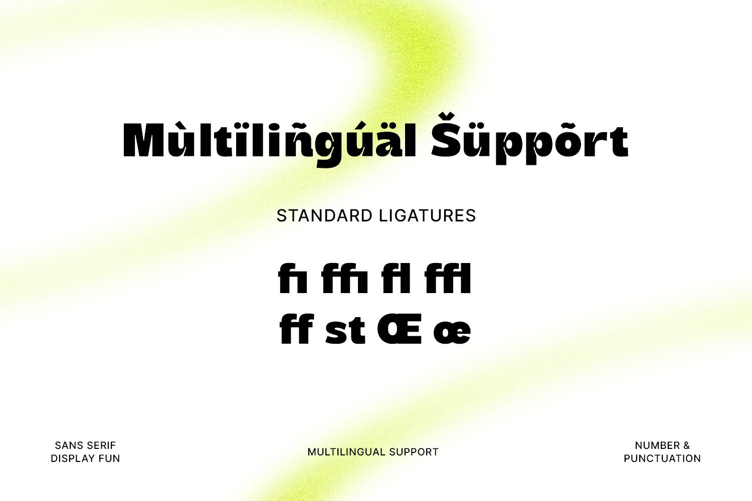 sans serif display font