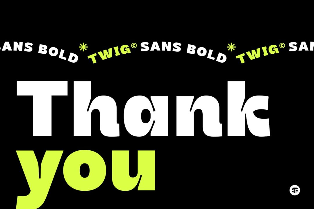 sans serif display font