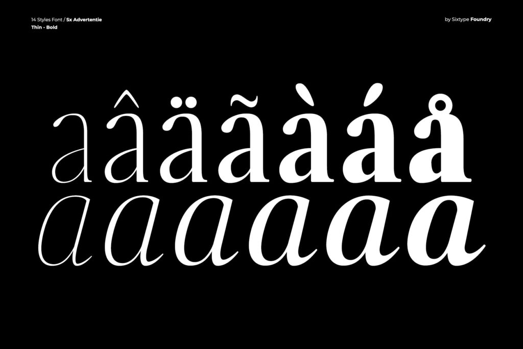 serif family font