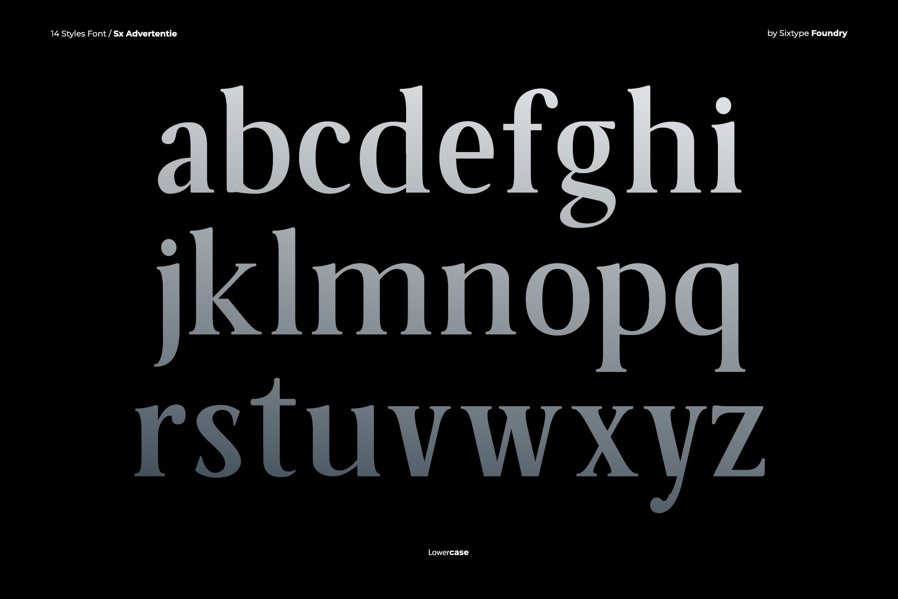 serif family font