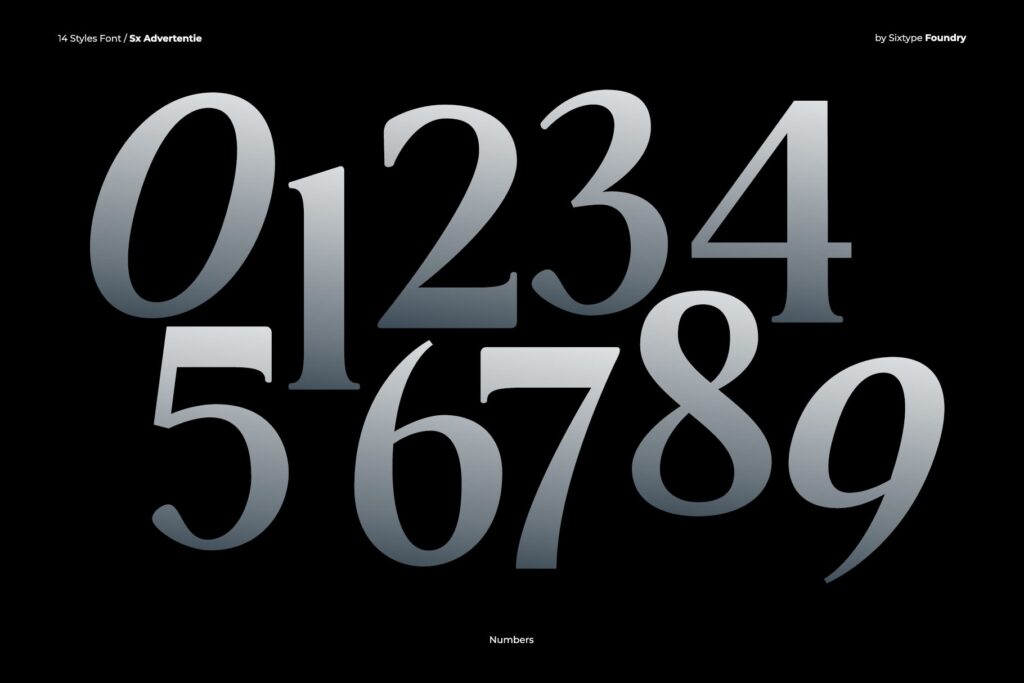 serif family font