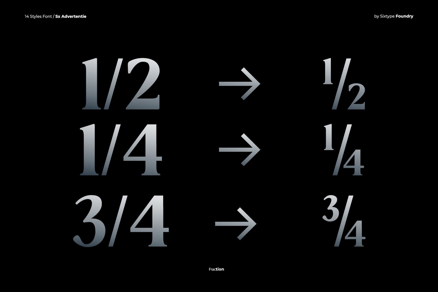 serif family font