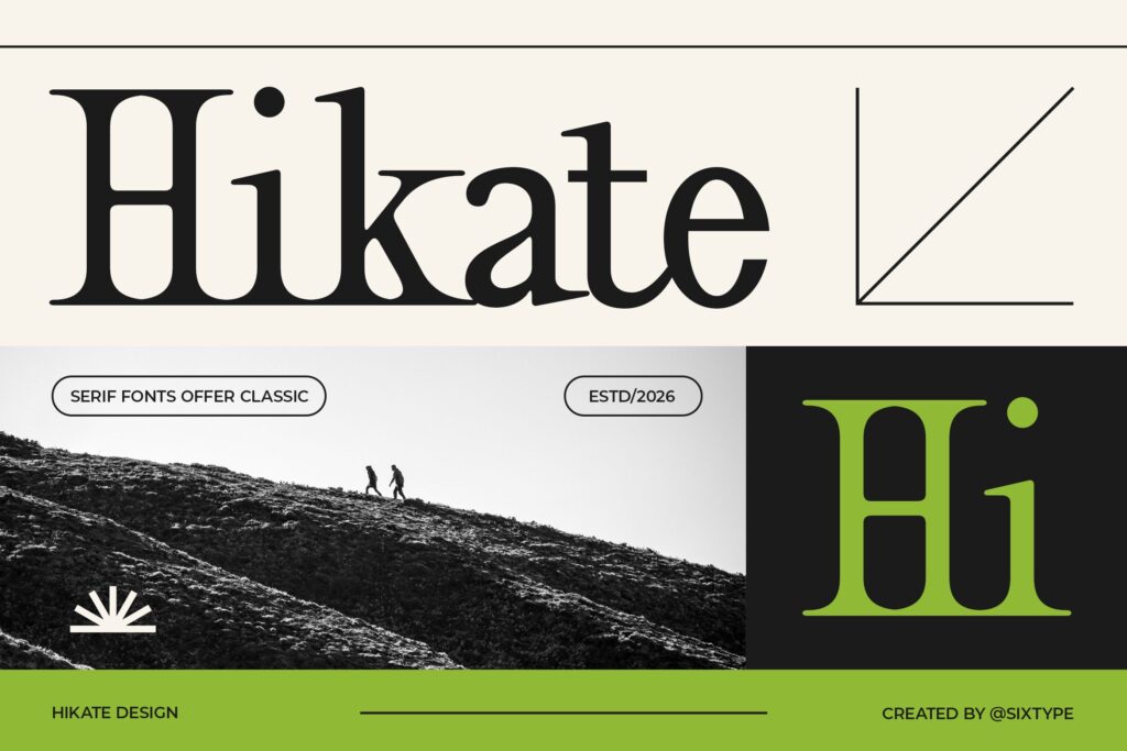 serif font
