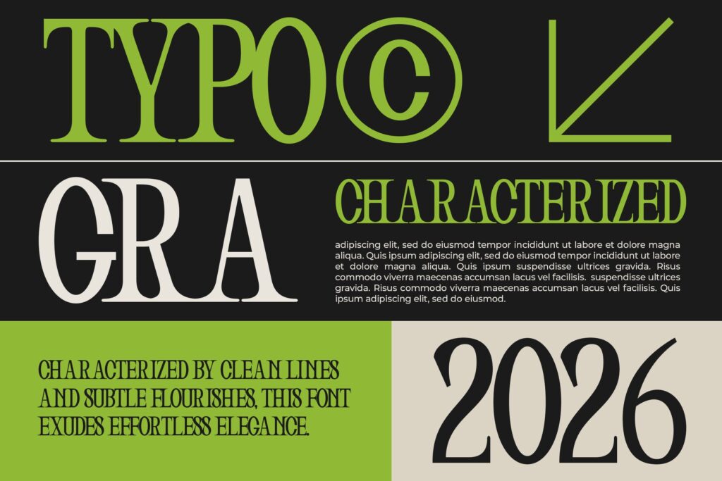 Serif Font