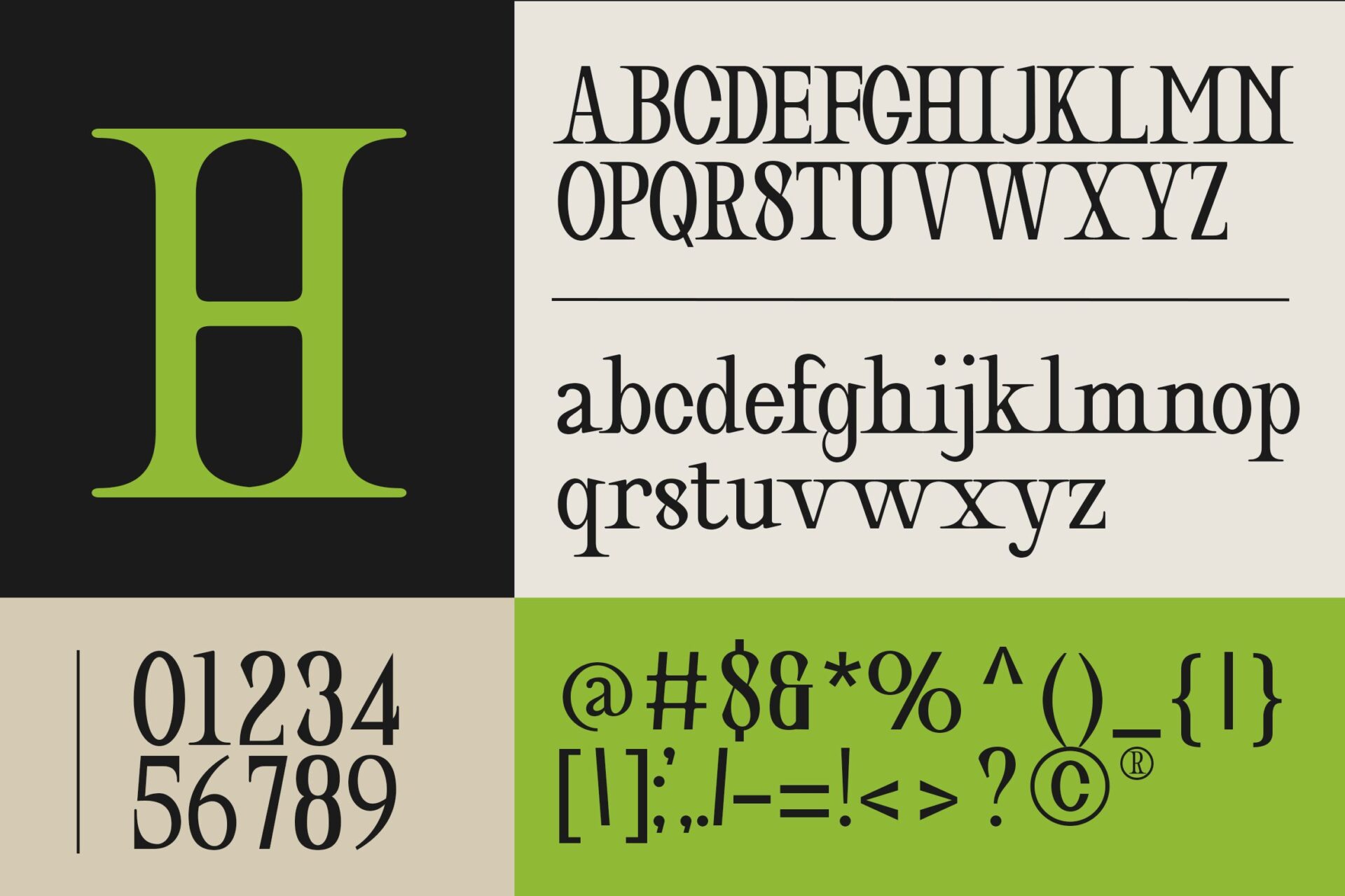 Serif Font