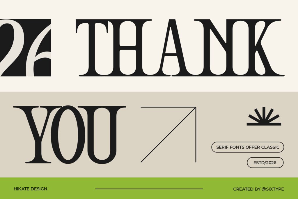 Serif Font