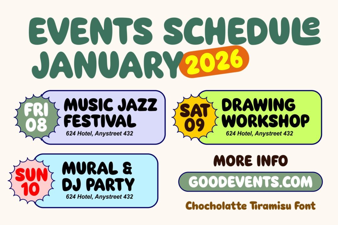 sweet and playful display font