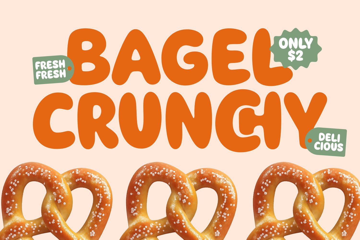 sweet and playful display font