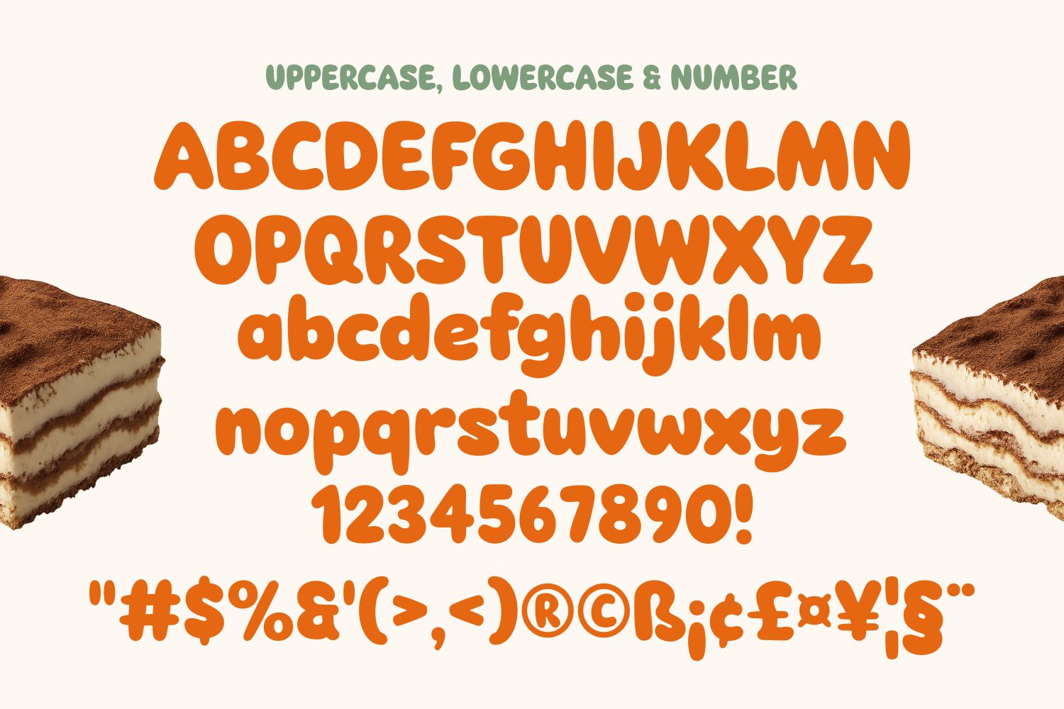 sweet and playful display font